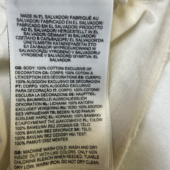 The North Face Women’s Strange Colorful World Tee Medium Ivory EUC - Picture 6 of 9